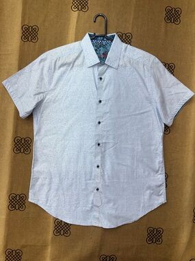 Robert Graham Paisley Short-Sleeve Button-Down Shirt